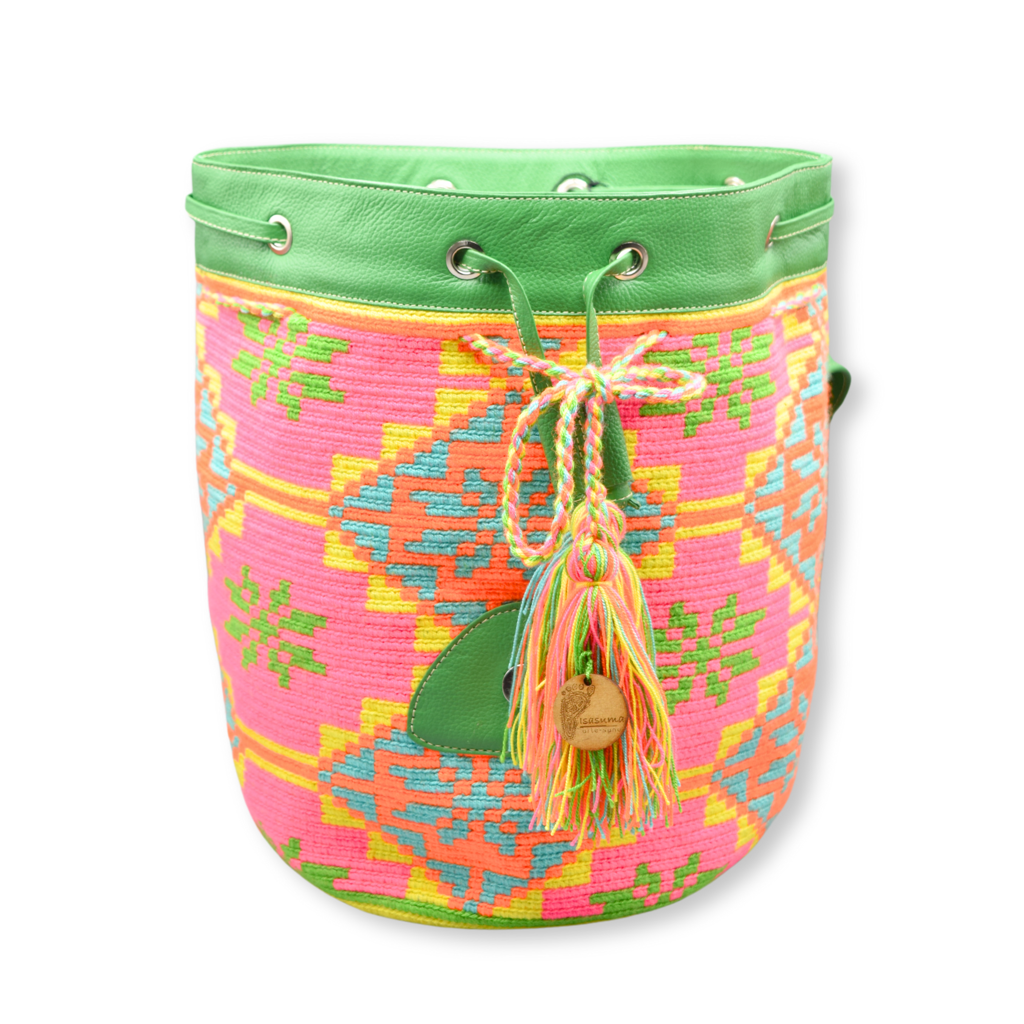 Handcrafted Colombian Wayuu Backpack Mochila I Handmade