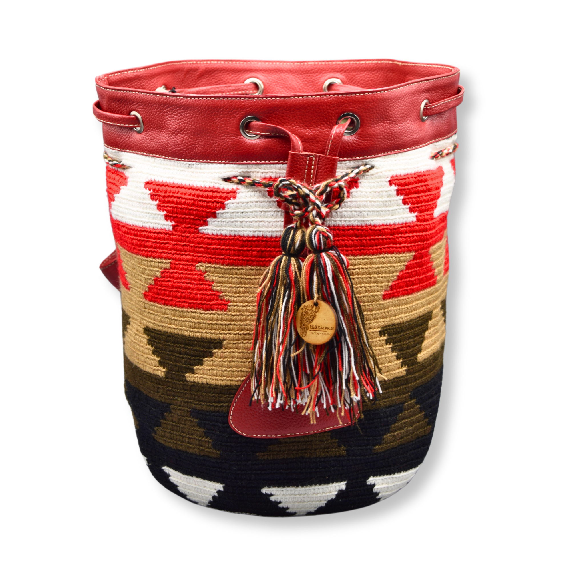 Handcrafted Colombian Wayuu Backpack Mochila I Handmade