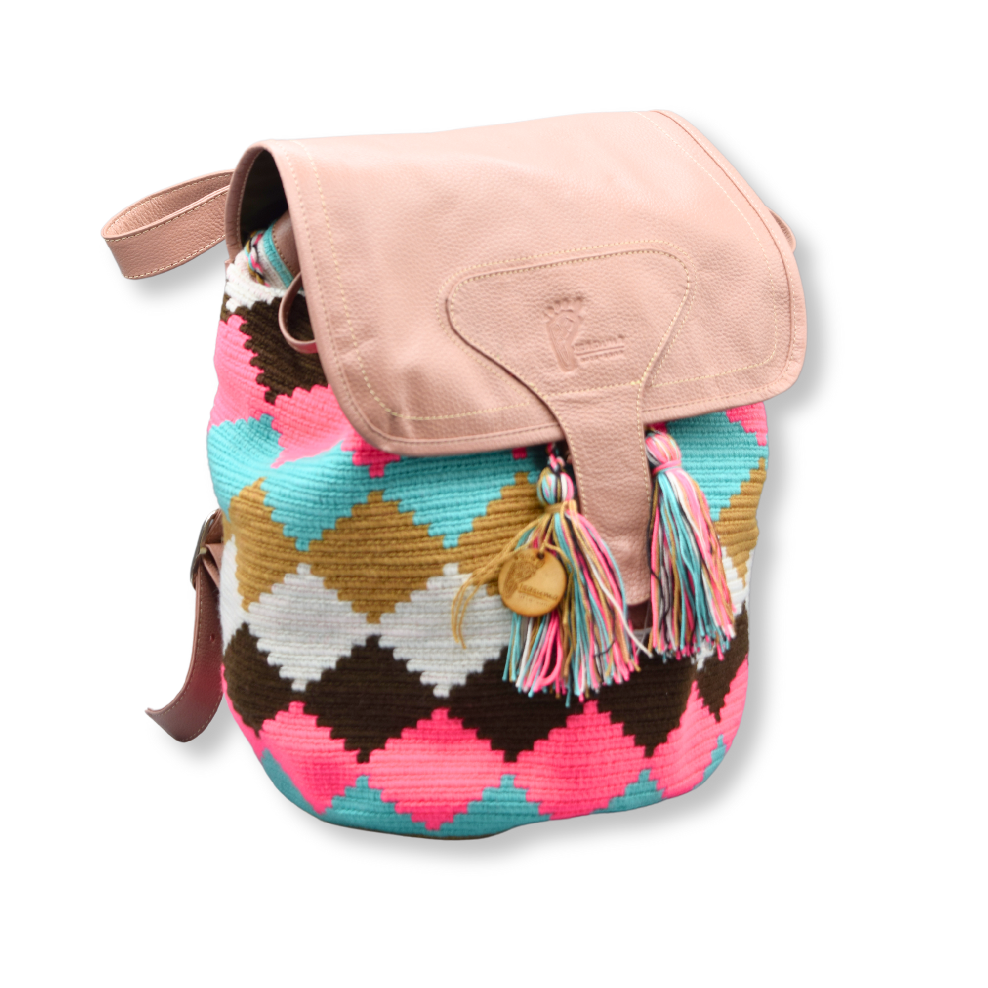 Handcrafted Colombian Wayuu Backpack Mochila I Handmade