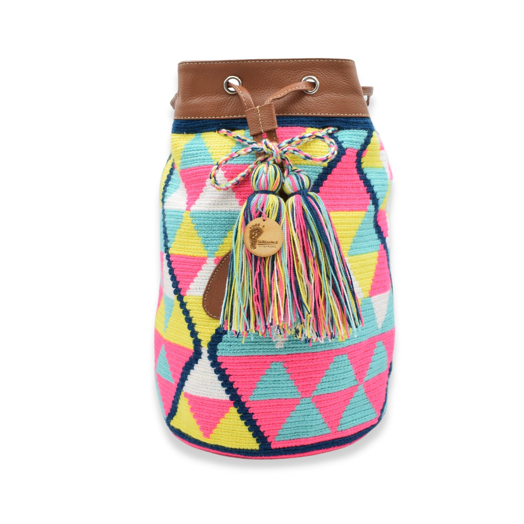Handcrafted Colombian Wayuu Backpack Mochila | Handmade