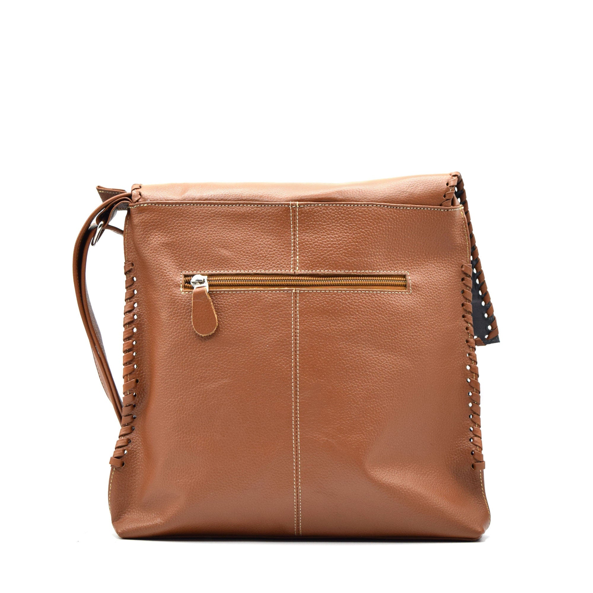 Leather Messenger Bag | Mola Appliqué | Gifts ideas for her | Boho Bag | Shoulder Bag | Crossbody Bag | Hippie Bag