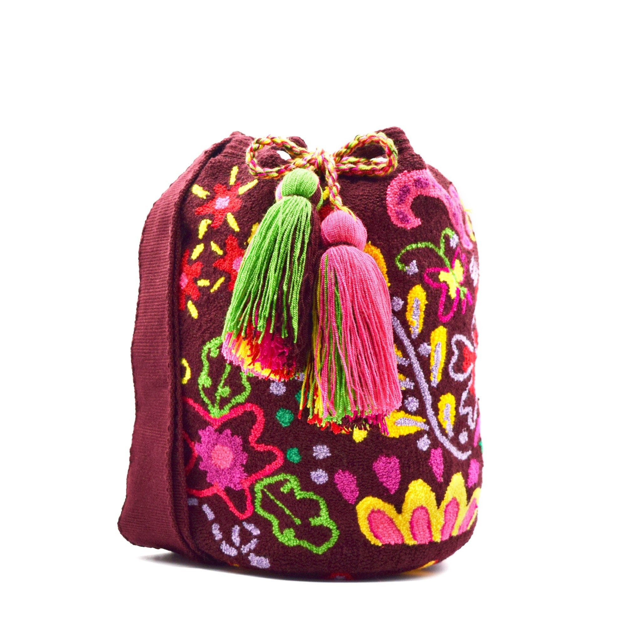 Mirabel Madrigal Mochila Bag | MEDIUM and LARGE | Disney Movie Encanto | Tapizada Wayuu | Lined Punch Needle | Handmade Colombia