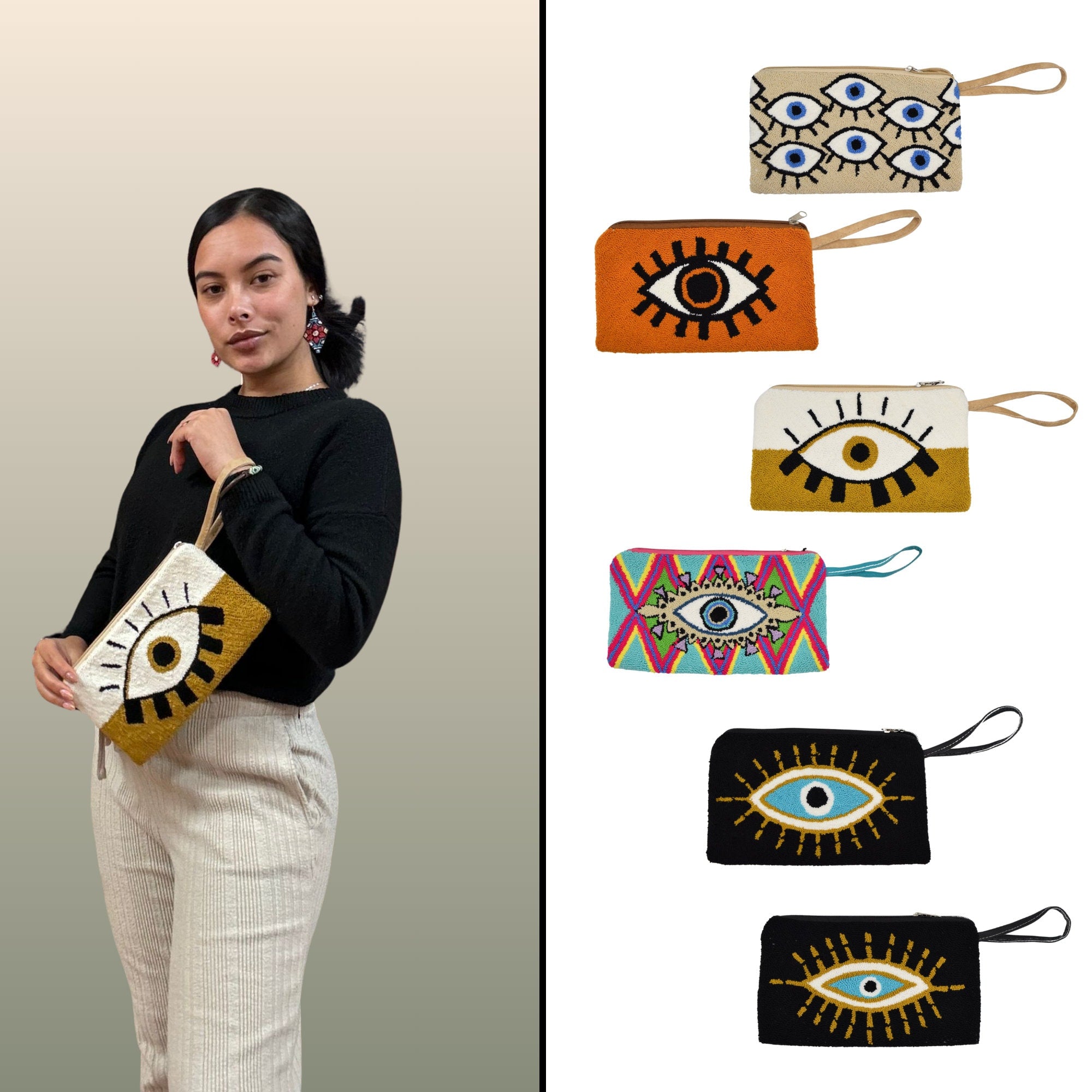 Envelope Clutch with Handle | Wayuu Clutch | Handmade in Colombia