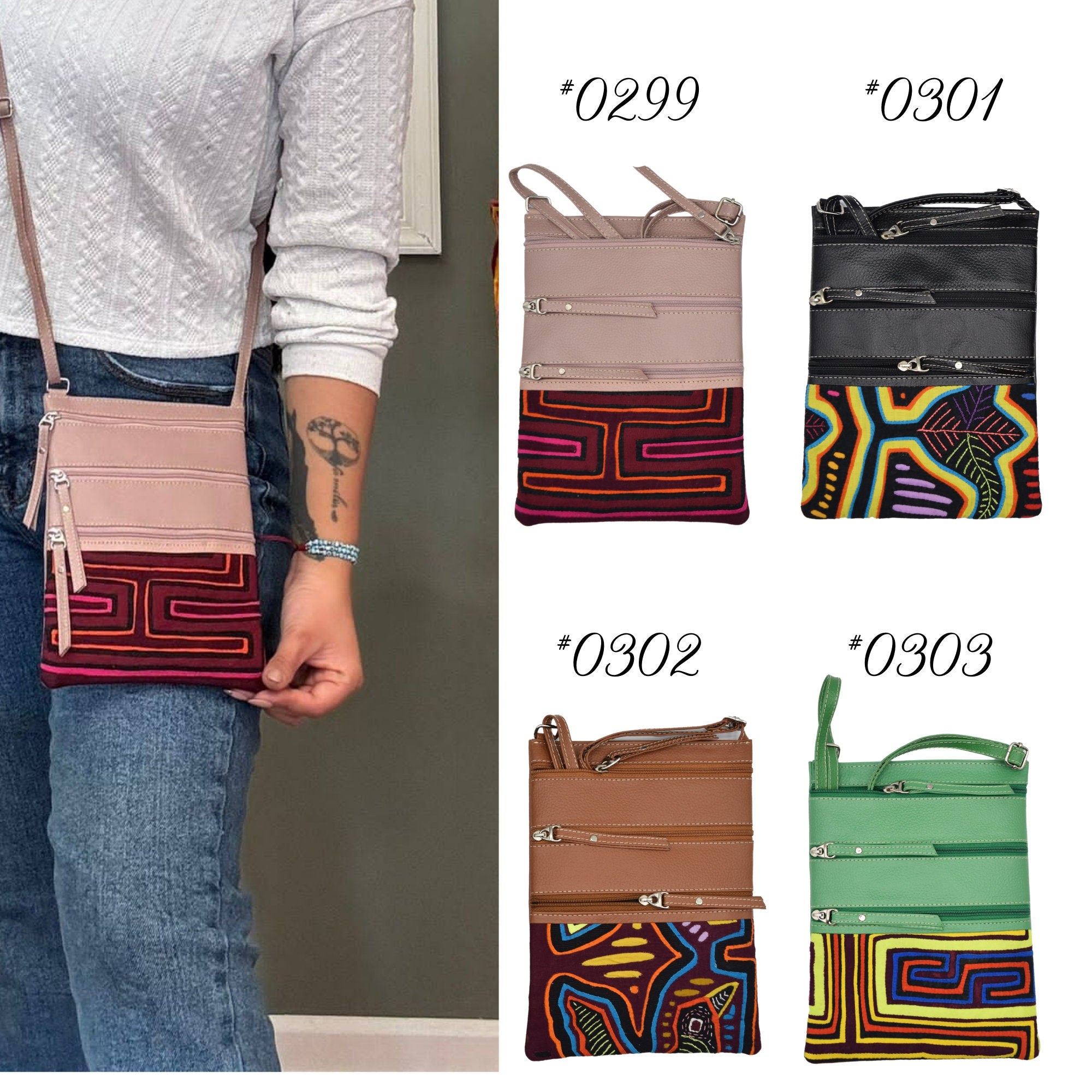 Small Leather Crossbody Purse | Passport Cross Body Bag | Leather Bag for Women