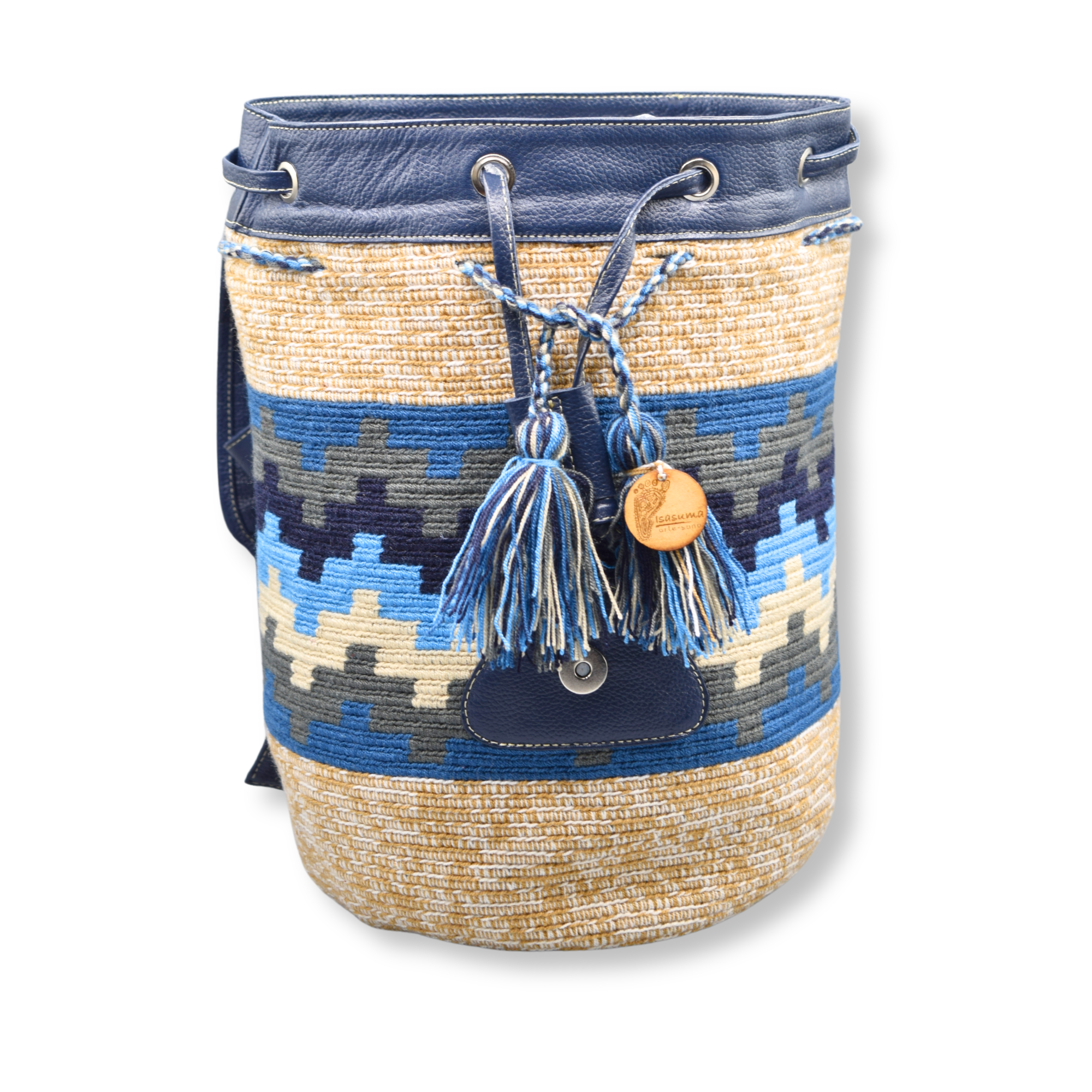 Handcrafted Colombian Wayuu Backpack Mochila I Handmade