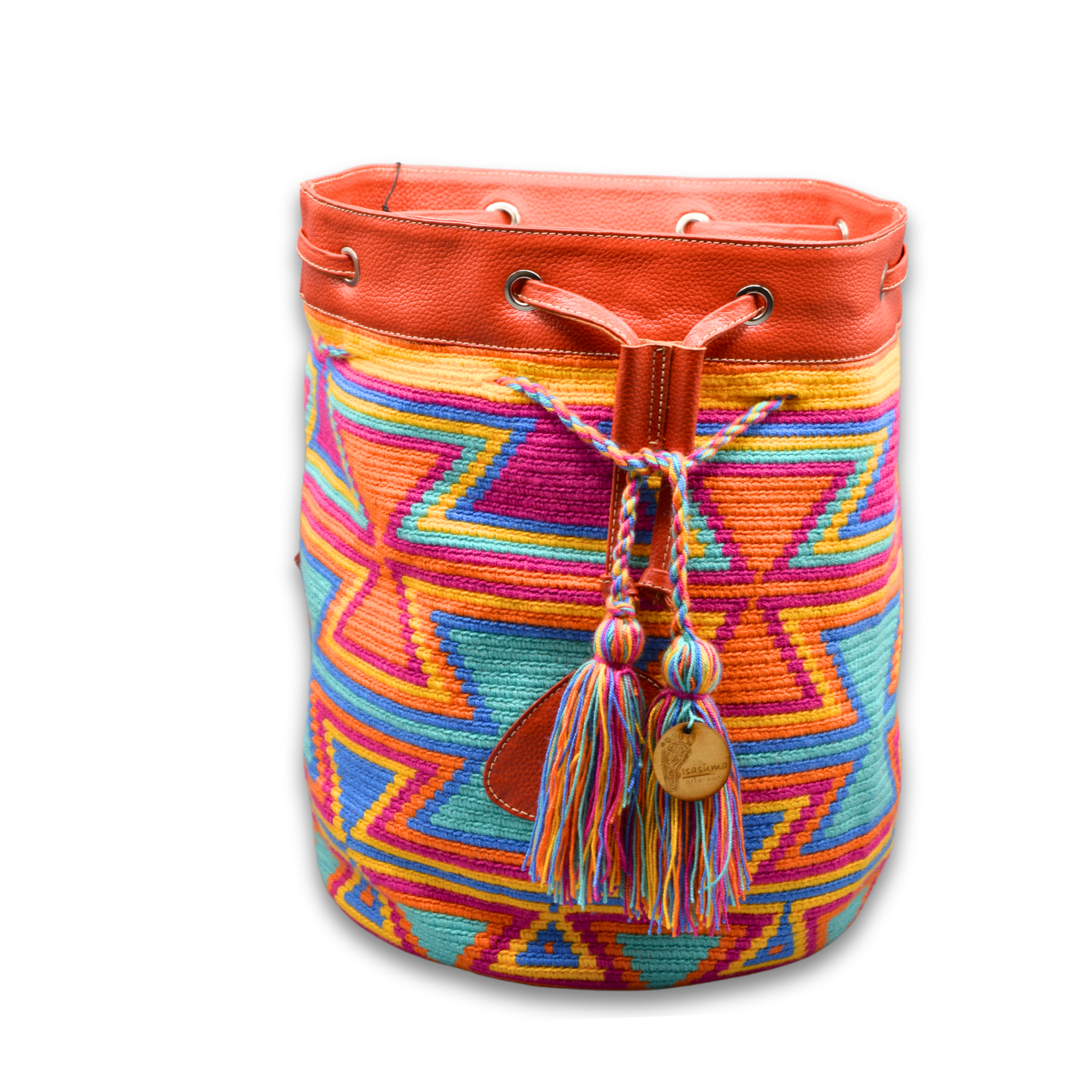 Handcrafted Colombian Wayuu Backpack Mochila I Handmade