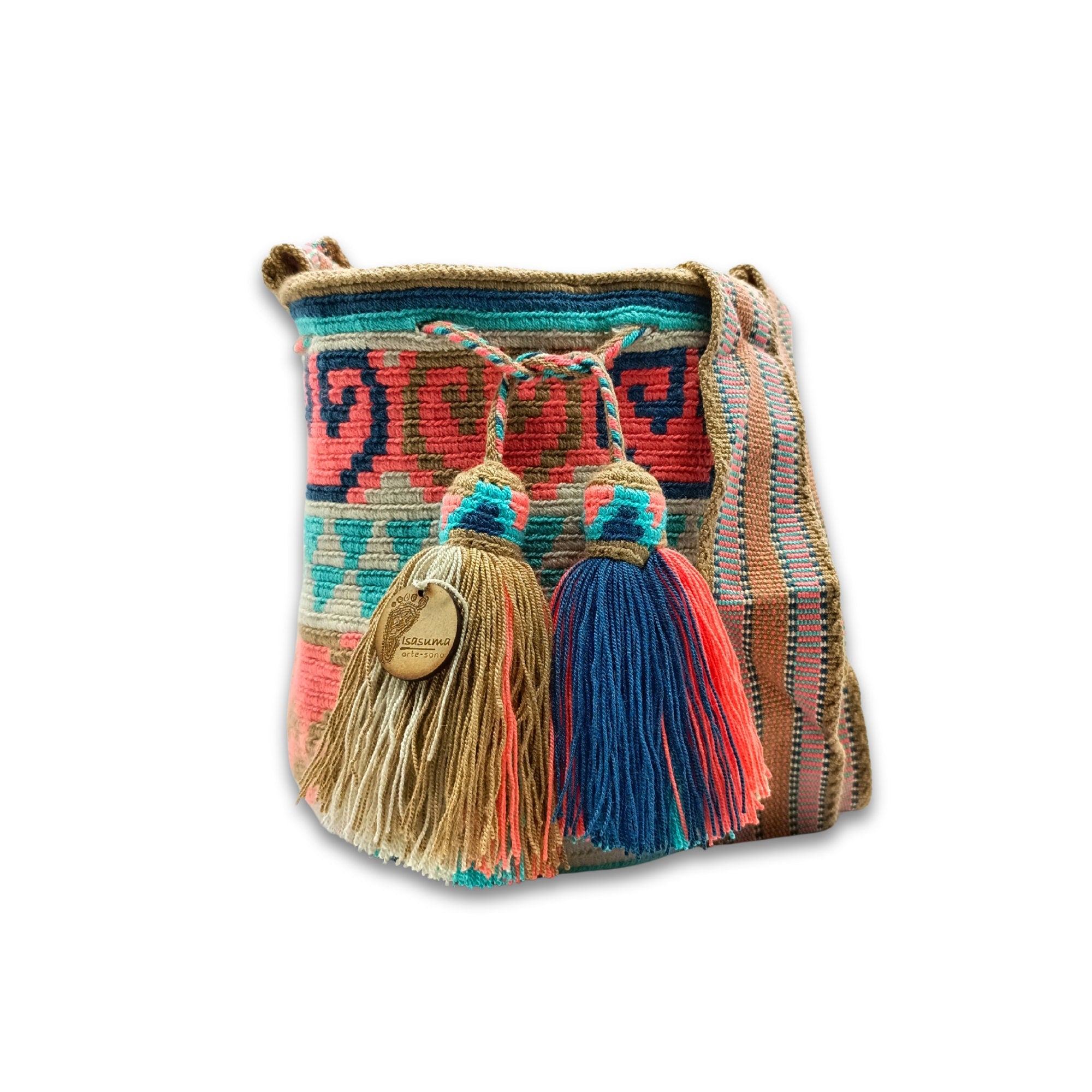 マリホジャ　wayu bag Exclusive Wayuu mochila bag | Medium Woven Crossbody