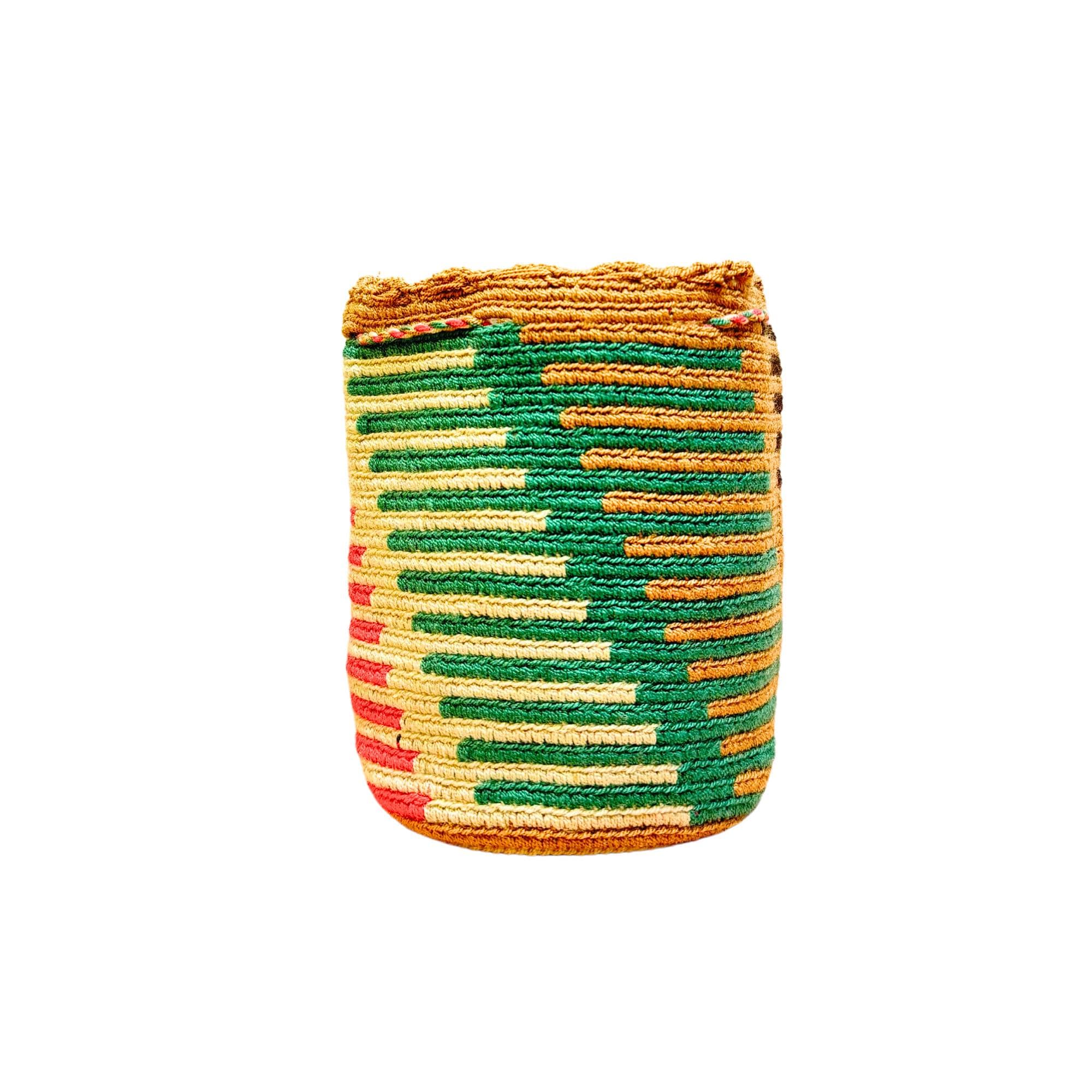 MiniTraditional Wayuu Mochila Bag | Woven Crossbody | Handmade | Boho | Diagonal lines