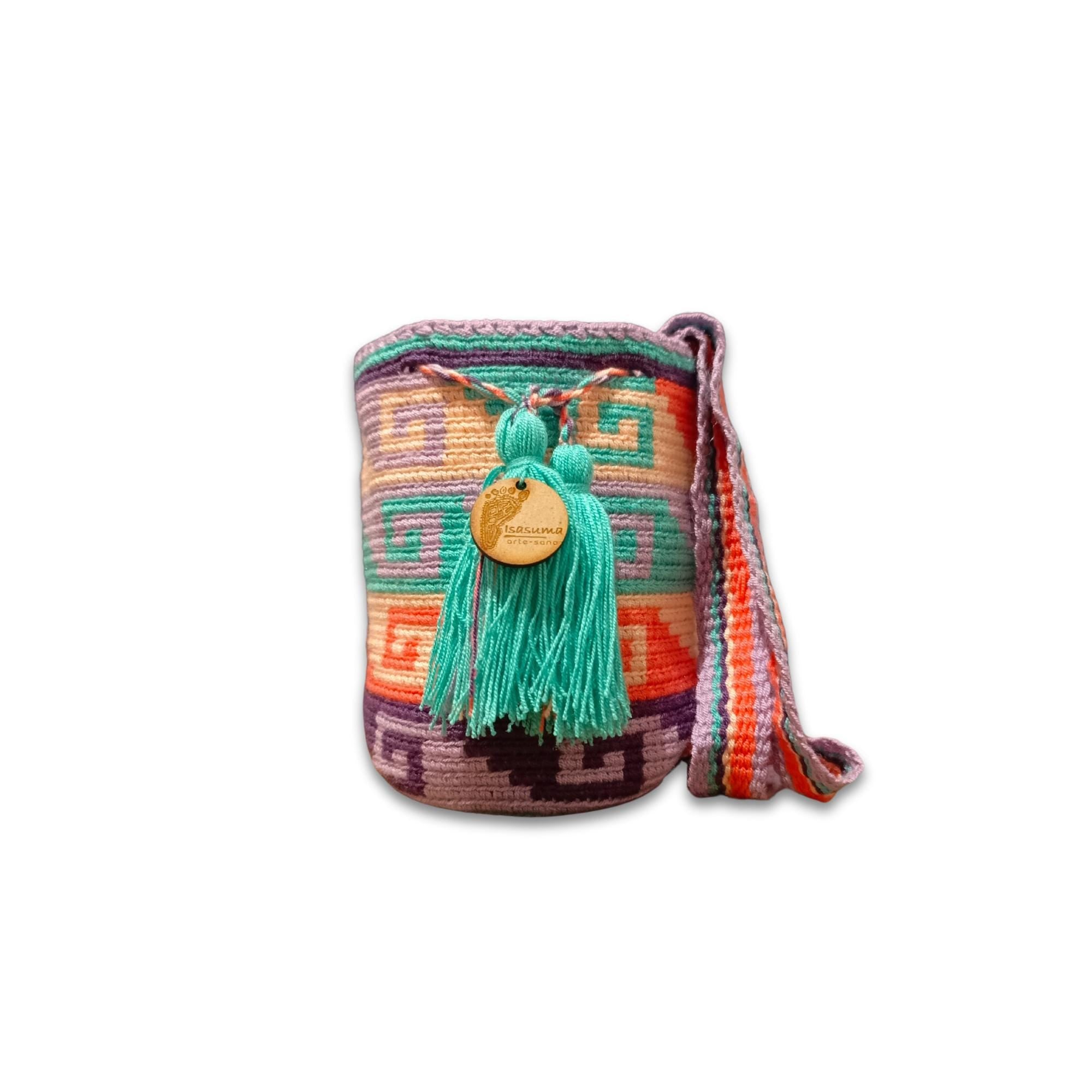 MiniTraditional Wayuu Mochila Bag | Woven Crossbody | Handmade | Boho |