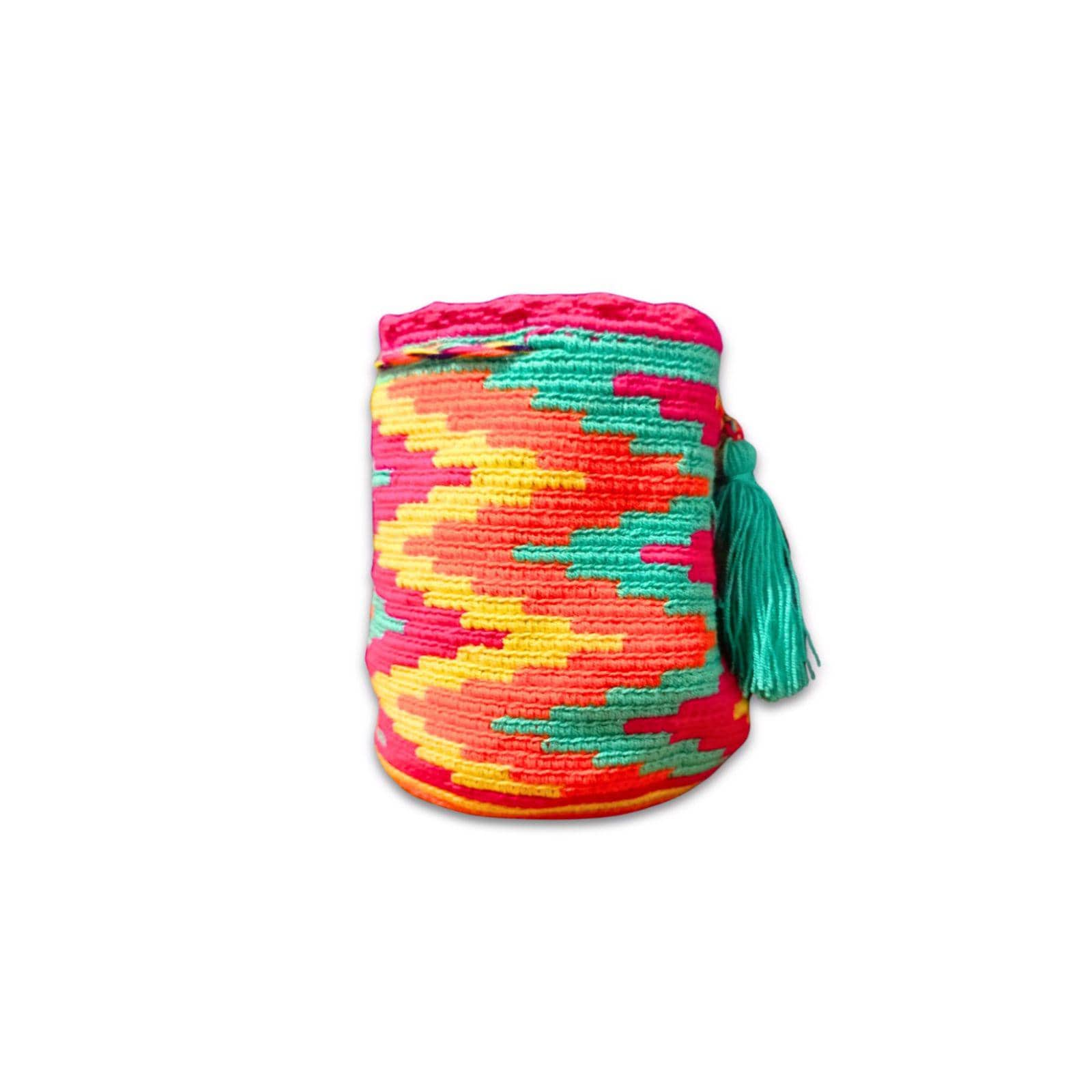 MiniTraditional Wayuu Mochila Bag | Woven Crossbody | Handmade | Boho | neon colors