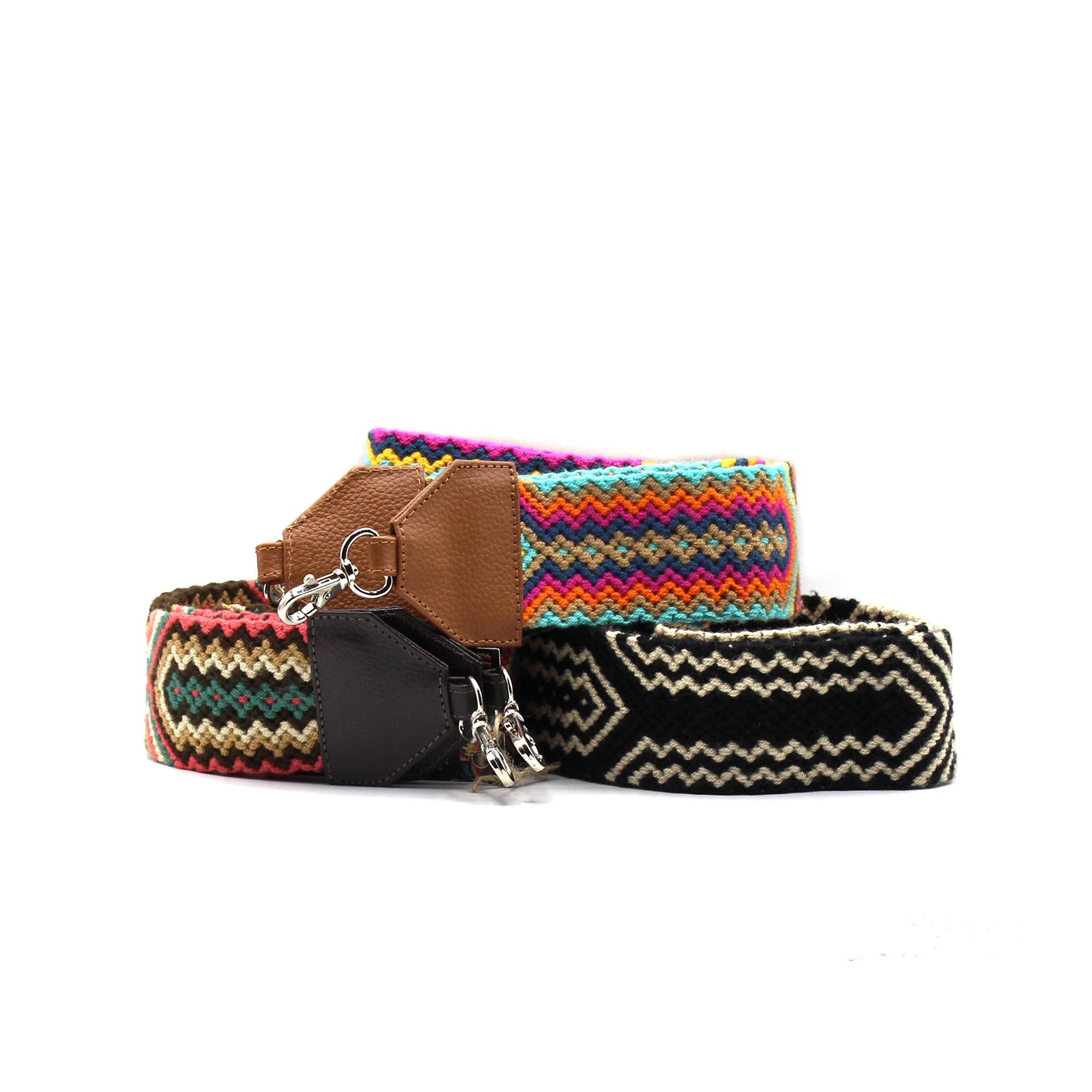 Handwoven Boho Multipurpose Strap | Crochet Wayuu Camera Strap | Purse Strap | Guitar Strap